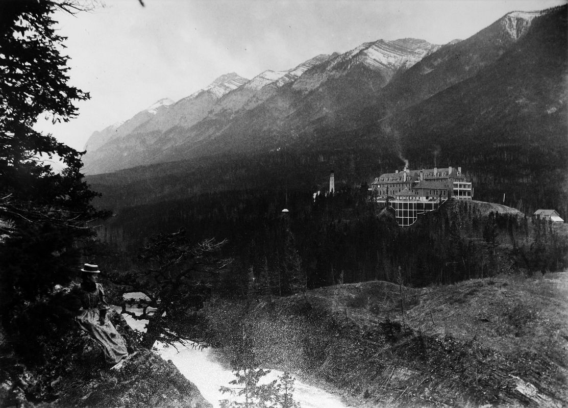 22C Banff Springs Hotel Photo From 1890 Just After it Opened In June 1888 In The Heritage Room Banff Springs Hotel